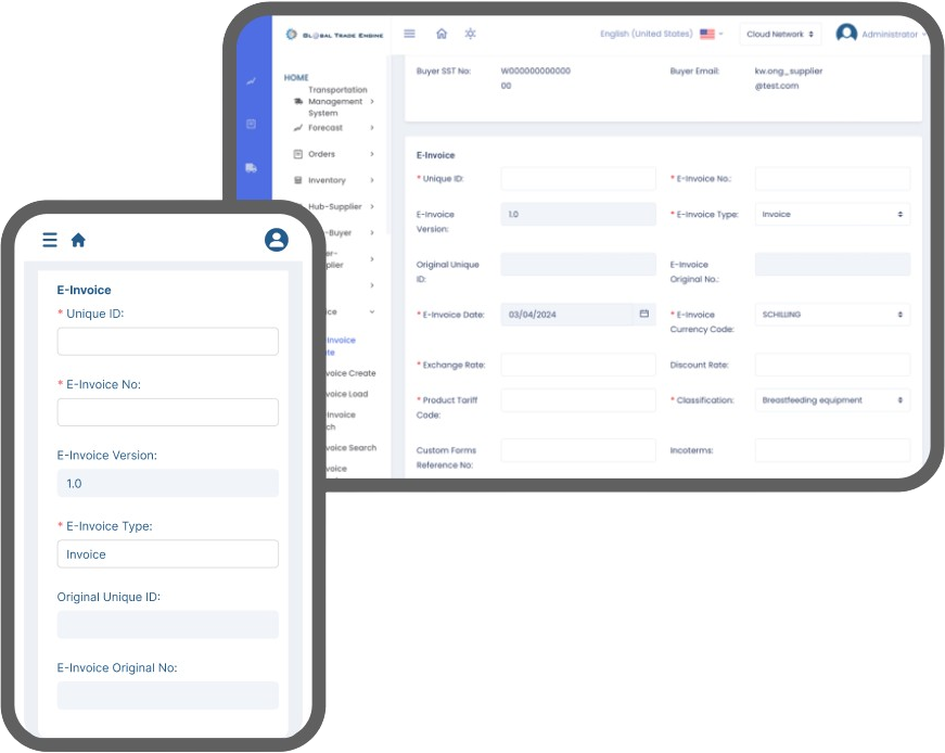 GTE E-Invoice | B-Global